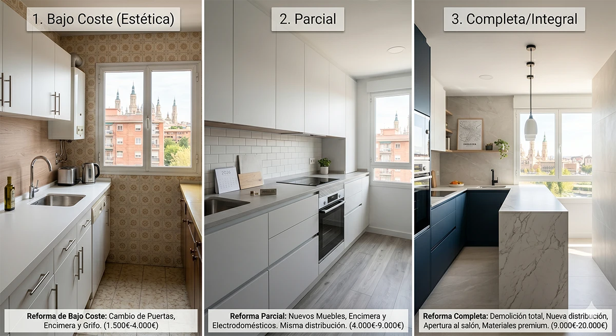Reforma de Cocina Zaragoza- Guía Completa con Precios